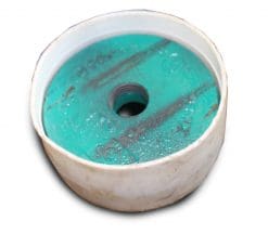 3" X 1/2" Grooved cap with 1/2" Threaded Tap by SCI