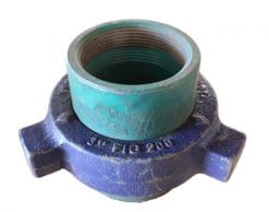 3" FIG 200 2000 HAMMER UNION COATED