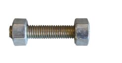 5/8" - 11 X 4 1/2" B7 Stud W/2 2H Nuts - Galvanized