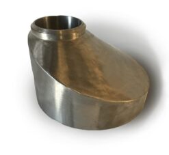 10" X 4" SCH 80 316 SS ECCENTRIC REDUCER STAINLESS STEEL BUTT WELD PIPE FITTINGS