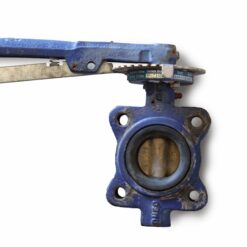 2" LUG STYLE BUTTERFLY VALVE QUADRANT API609 BLUE - USED, GOOD
