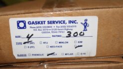 4" 300 RF Flange Gasket Kit Polyethylene D/W