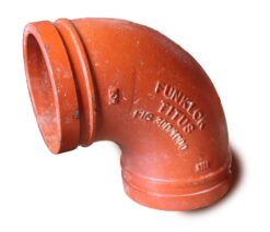 4" FIG 300 90° ELBOW GROOVED FUNKLOK TITUS VICTAULIC FITTING