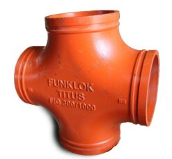6" FIG 300 CROSS GROOVED FUNKLOK TITUS BRAND FORGED STEEL VICTAULIC FITTING