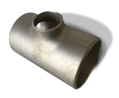 8" X 4" Reducing Tee - SCH 40 316 SS Butt Weld