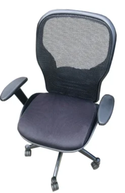 OFFICE STAR BLACK OFFICE CHAIR MESH WITH ARMS