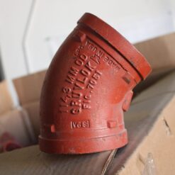 4" GRUVLOK VICTAULIC 45° ELBOW 1000 PSI IRON DOMESTIC