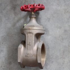4" 200 CLASS IMPORT GATE VALVE BRASS