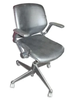 Folding Office Chair - Black