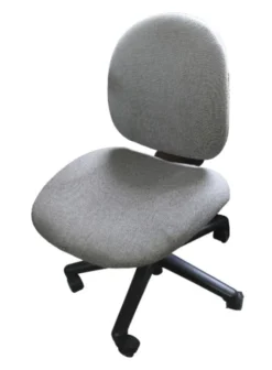 Rolling Office Chair - Light Gray Fabric