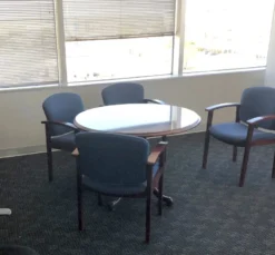 5' Circular Wooden Table