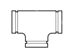 3" TEE VICTAULIC SCI BRAND