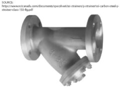 4" 150 Y Strainer RF 316 SS
